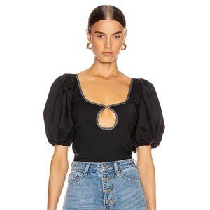 ISO: GEORGIA ALICE Black Mia Top AU Size 6 US Size 2 NWT